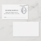 Carte D'accompagnement Billet de rabat de la couche d'abeille pour Baby s (Devant / Derrière)