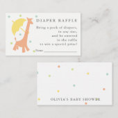 Carte D'accompagnement Billet de rabat doux pour bébé animal (Devant / Derrière)