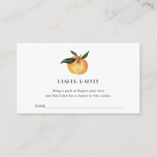 Carte D'accompagnement Billet de rabat Little Cutie Diaper pour Baby show