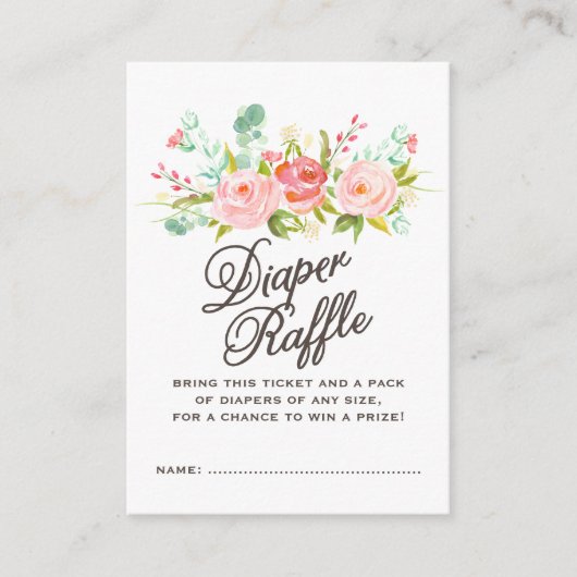 Carte D'accompagnement Billet de rabat pour bébé (Devant)