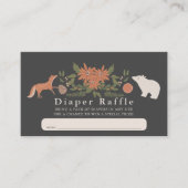 Carte D'accompagnement Billet de rabat pour bébé de la Marine Foliage d'h (Devant)