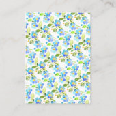 Carte D'accompagnement Billet de rabat pour couche de plongée maman et bé (Dos)