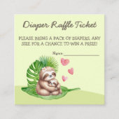 Carte D'accompagnement Billet de rabat pour machine à laver maman et bébé (Devant)