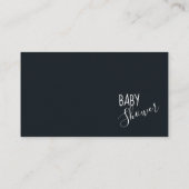 Carte D'accompagnement Billet de rabat Princess Blue Baby shower (Dos)