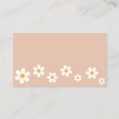 Carte D'accompagnement Billet de rabat retro Boho Retro (Dos)