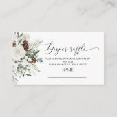 Carte D'accompagnement Billet de tirage à feuillage persistant de la couc (Devant)