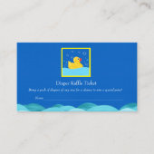 Carte D'accompagnement Billet de tombola couche Rubber Ducky Bulles (Devant)