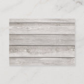 Carte D'accompagnement Billet de tombola de cerf rustique (Dos)