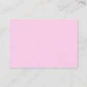 Carte D'accompagnement Billet de tombola pour couches pour filles (Dos)