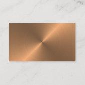 Carte D'accompagnement Billet d'or noir et Rose Script "Cheveux" Boire (Dos)