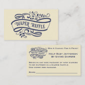 Carte D'accompagnement Billet élégant et élégant à rabat de couches (Devant / Derrière)