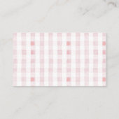 Carte D'accompagnement Billet En vichy Déchet de Fille Goose Rose Silly (Dos)