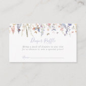 Carte D'accompagnement Billet été Multicolore Fleur sauvage de rabat (Devant)