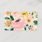 Carte D'accompagnement Billet fleur sauvage Floral Diaper (Dos)