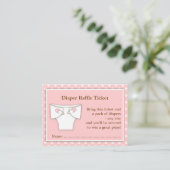 Carte D'accompagnement Billet fourre-Baby shower rose Fille Insérez (Debout devant)