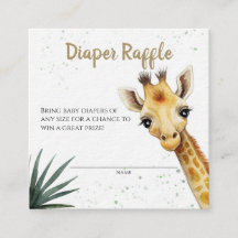 Billet Giraffe Safari Sage Green Diaper