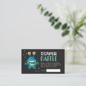 Carte D'accompagnement Billet Monster Diaper Raffle (garçon) (Debout devant)
