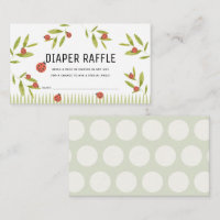 Billet Petit Amour Bug Ladybug Diaper Raffle