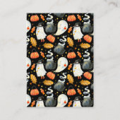 Carte D'accompagnement Billet Petit Baby shower Fantôme Raffle (Dos)