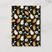 Carte D'accompagnement Billet Petit Baby shower Fantôme Raffle (Dos)