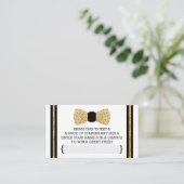 Carte D'accompagnement Billet Petit Déposeur, Or, Noir (Debout devant)