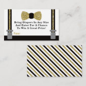 Carte D'accompagnement Billet Petit Déposeur, Or, Noir (Devant / Derrière)