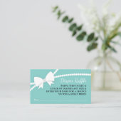 Carte D'accompagnement Billet Petit Lady Diaper Raffle (Debout devant)