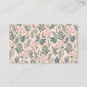 Carte D'accompagnement Billet Petit Lady Ladybug Rose Déchets Raffle (Dos)