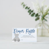 Carte D'accompagnement Billet rabat à ballets gris ours en peluche (Debout devant)