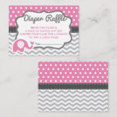 Carte D'accompagnement Billet rabat à couches éléphantes, COULEUR ÉDITABL (Devant / Derrière)