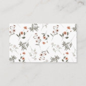 Carte D'accompagnement Billet rabat au Baby shower d'abeilles (Dos)