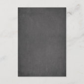 Carte D'accompagnement Billet rabat au Baby shower éléphant (Dos)