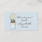 Carte D'accompagnement Billet rabat baby shower | (Dos)