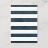 Carte D'accompagnement Billet rabat baby shower | Baleines (Dos)