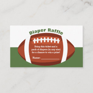 Carte D'accompagnement Billet rabat Baby shower de football