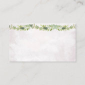 Carte D'accompagnement Billet rabat Baby shower d'ours (Dos)