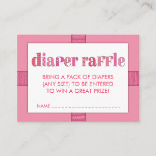 Carte D'accompagnement Billet rabat Baby shower rose moisi insertion