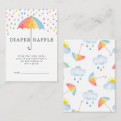 Carte D'accompagnement Billet rabat baby shower | Saupoudrer bébé (Devant / Derrière)