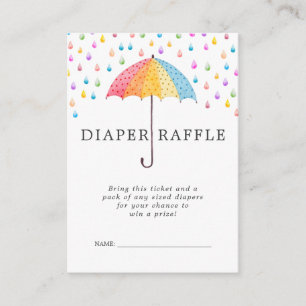 Carte D'accompagnement Billet rabat baby shower Saupoudrer bébé
