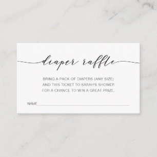 Carte D'accompagnement Billet rabat pour Baby shower