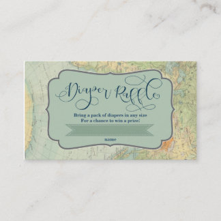 Carte D'accompagnement Billet rabat pour un Baby shower d'aventure