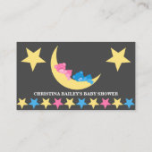 Carte D'accompagnement Billet Raffle de la couche de couchage pour fille  (Dos)