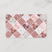 Carte D'accompagnement Billet rose à rabat en or (Dos)