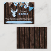 Carte D'accompagnement Billet rougeâtre roumain en bois bleu Plaid Deer (Devant / Derrière)