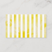 Carte D'accompagnement Billet rouille Baby shower citron rustique (Dos)