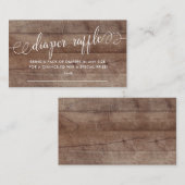 Carte D'accompagnement Billet roumain de Baby shower à rabat (Devant / Derrière)