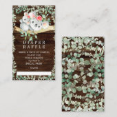 Carte D'accompagnement Billet Rustic Koala Bear Baby shower Déchets Raffl (Devant / Derrière)