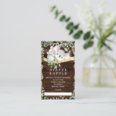 Carte D'accompagnement Billet Rustic Koala Bear Baby shower Déchets Raffl (Debout devant)