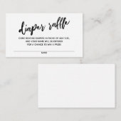 Carte D'accompagnement Billet simple et moderne à broche (Devant / Derrière)