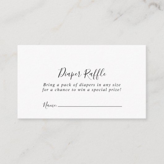 Carte D'accompagnement Billet simple rabat minimaliste (Devant)